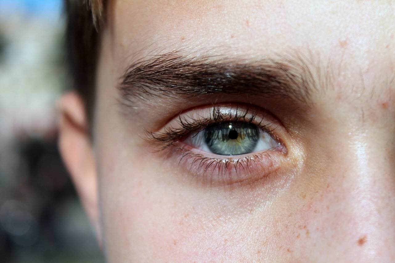 Close-Up of a Man's Face